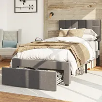 Comprar Base De Cama Individual Con Cajón Debajo De La Cama, Cama Ta