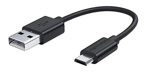 Cablecreation Corto Usb 2.0  micro-usb A Usb Cable macho