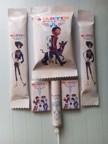 Candy Bar Coco La Película Golosinas Personalizadas 10 Niños