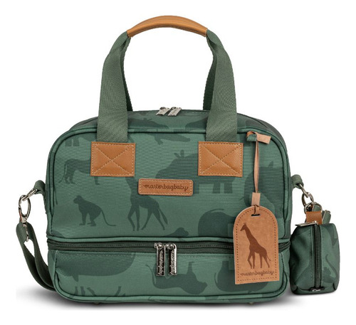 Bolsa Bebê Menina Térmica Vicky Safari Verde Masterbag