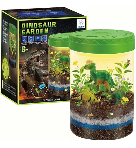 Juego Educativo  Kit De Terrario De Dinosaurio, Proy Fr80jc