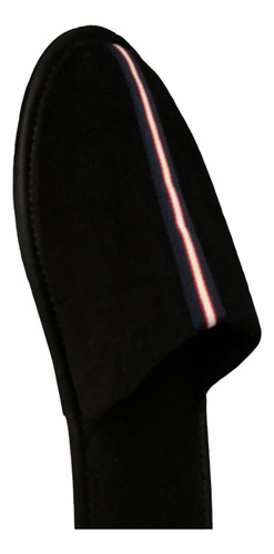 Pantufla Franja Caballero Negro Calzatura By Stahl, 16005