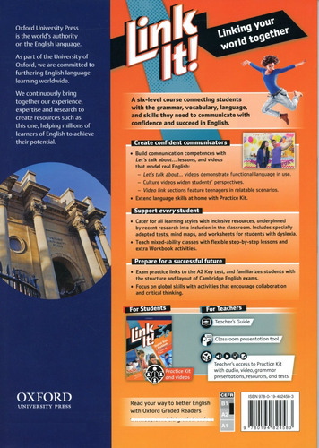 LINK IT 3B STUDENT PK B. BOWEN, PHILIPPA. Inglés. OXFORD
