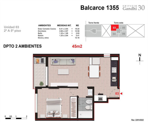 Imagen 8 de 8 de Balcarce 1300 - 1 Dormitorio En Venta En Rosario