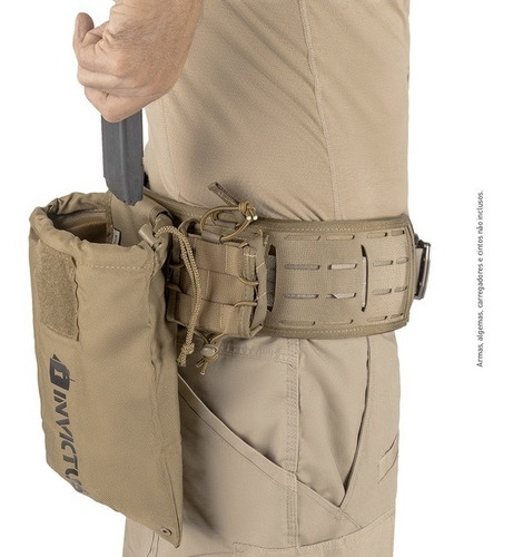 Imagem 3 de 5 de Saco De Descarte Invictus Dispose Dobrável Airsoft - Coyote