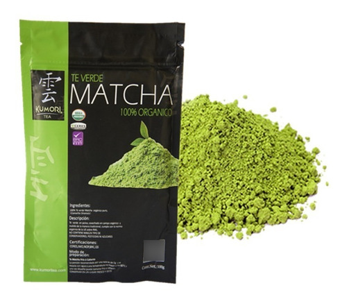 100g Té Verde Matcha Orgánico Japones Kumoritea