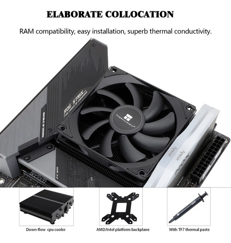 Enfriador Thermalright Axp90 X47 De 47 Mm Para Amd Am4 Intel