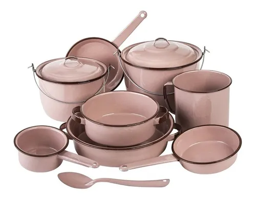 Bater a De Cocina De Peltre Rub 11 Piezas Color Rosa Cinsa