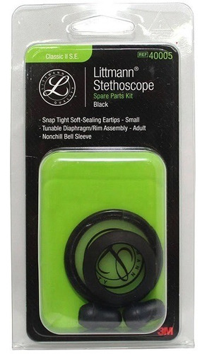 Kit Reparo Littmann Estetoscópio Classic Ii Preto 40005