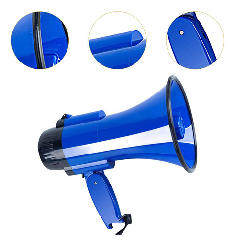 Megáfono Amplificador Portátil Para Exteriores, 30w,