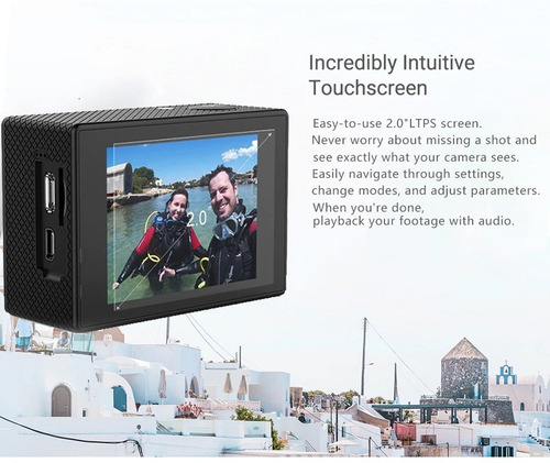 Sjcam Sj4000 Air Wifi Original Full Hd 1080p Prova D'agua