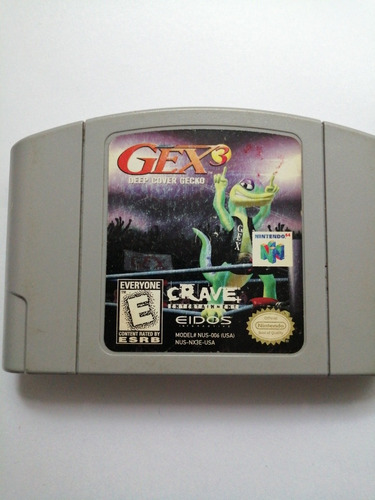 Gex 3 Nintendo 64 Juego Original 