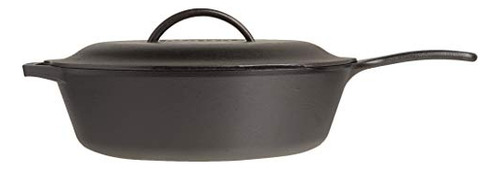 Ferro Fundido Deep Skillet Lodge, Pré-temperado, De 5 Litros