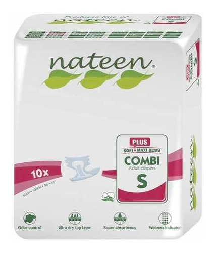 Pañal Nateen Combi Plus Maxi Ultra Adulto Talla S