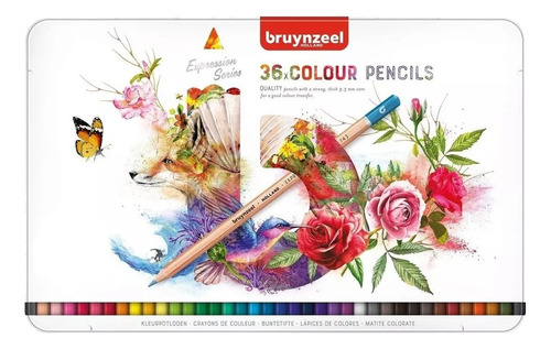 Lapices De Colores Bruynzeel Expression X 36
