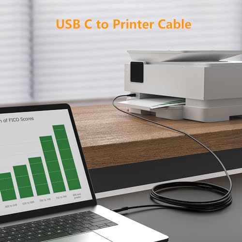 Cable De Impresora Uliftus Usb-b A Usb-c 2m, Cable Usb Tipo