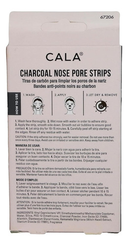 Mascarilla Facial Cala Para Eliminación De Puntos Negros Todo Tipo De Piel