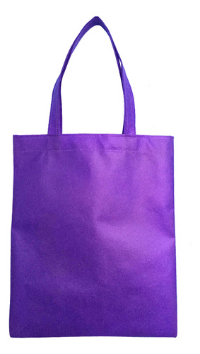 Bolsa Ecologica Ecomini, 150pzs Personalizada Color Violeta Liso