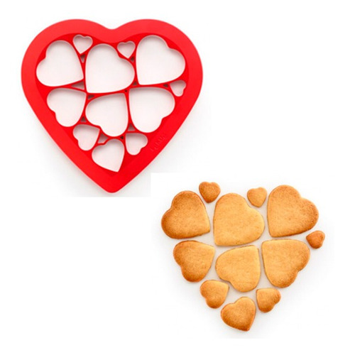 Molde Para Cortar Galletas Modelo De Corazón 