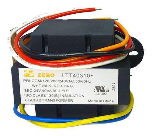 Transformador 40va 120/208/240 A 24v Equipos Refrigeracion