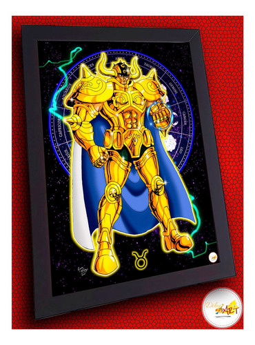 Imagen 4 de 10 de Cuadros Decorativos A4 (30x20cm) Saint Seiya - Dibujart