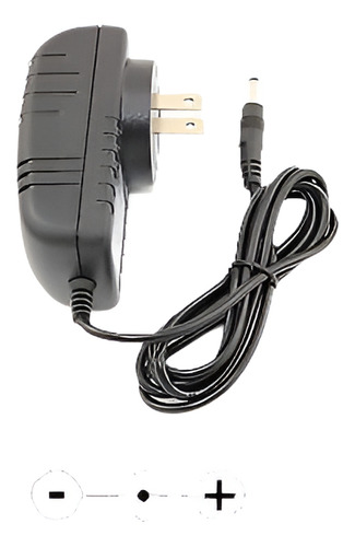 12v 2a Ca Casa Pared Adaptador Cable U.s. Plug 3,5 X 1,35 Mm