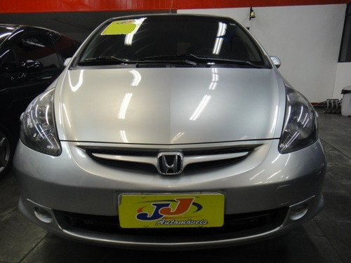 Honda Fit Lx 1.4 Flex 5p Mec Completo Rodas 2008 Prata