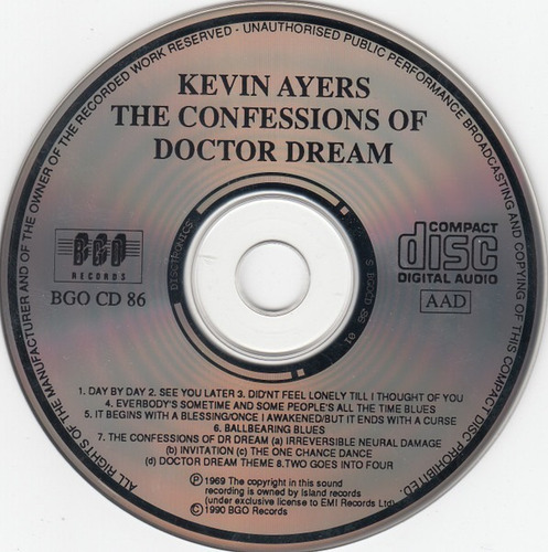 Kevin Ayers - The Confessions Of Dr Dream - Cd