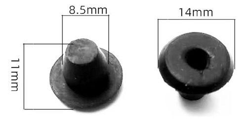 2 Tapón De Relleno De Gato De 20 Piezas, Tapón De 14x11mm