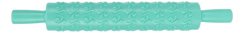 Rollo De Masa, Fondant, Rodillo Para Enrollar Tartas, Estamp