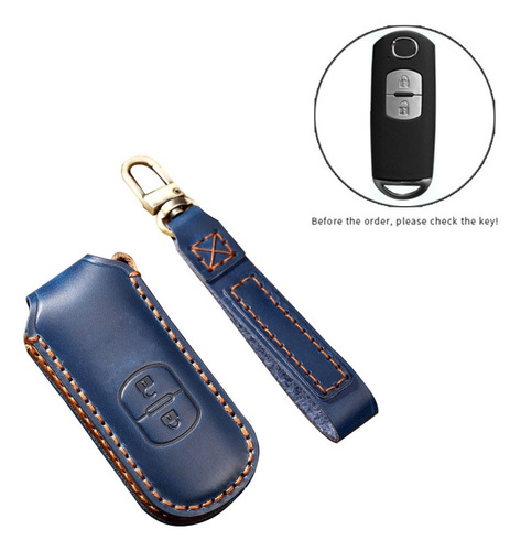 Cnn Funda Negra For Llaves De 2 Botones For Mazda Axela