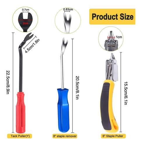 Quitagrapas U83 Piezas, Extractor De Grapas De Tapicería De