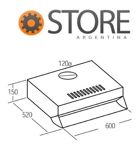 Imagen 2 de 7 de Purificador Cata Standard 60 Cms - Acero Inoxidable