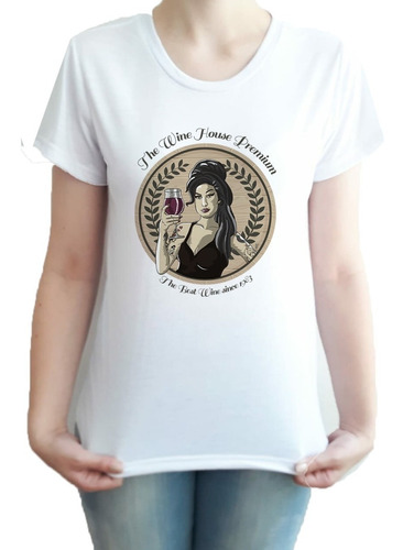 Camiseta Feminino Ou Masculino Amy Winehouse Nf-e