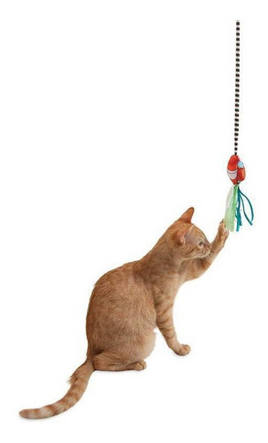 Imagem 6 de 6 de Varinha Interativa De Gato Com Catnip Fatcat Tadpole Verde