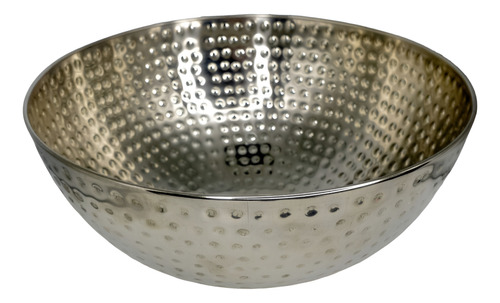 Bowl Tazon Ensaladera De Aluminio Con Relieve De 27cm