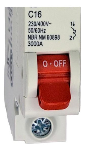 Kit C/5 - Disjuntor Steck Din Unipolar 16a Sd61 C Sdd61c16