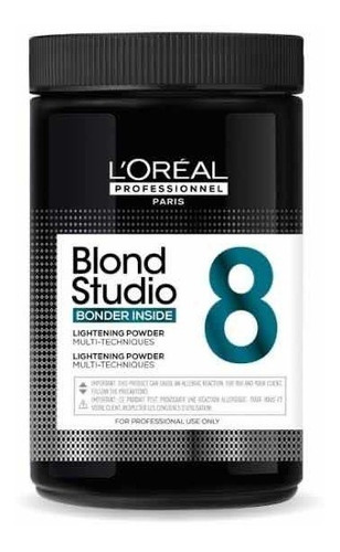 Polvo Decolorante 8 Pro Keratin Blond Studio De 500g