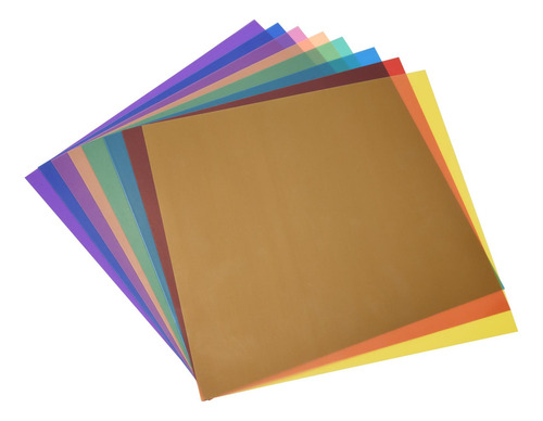 Filtro De Iluminación Corrector 8 Colores/set De Gel Transpa