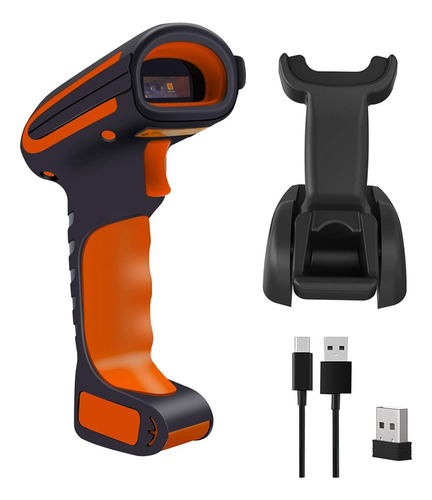 1d Industrial Bluetooth Wireless Barcode Scanner Con Base 2.