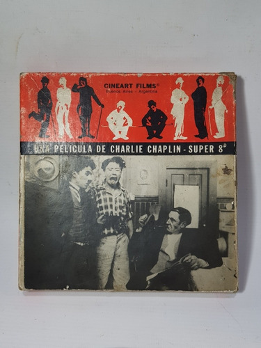 Imagen 8 de 9 de Antigua Peli Super 8 Charlie Chaplin Copia 00460 Mag 56304