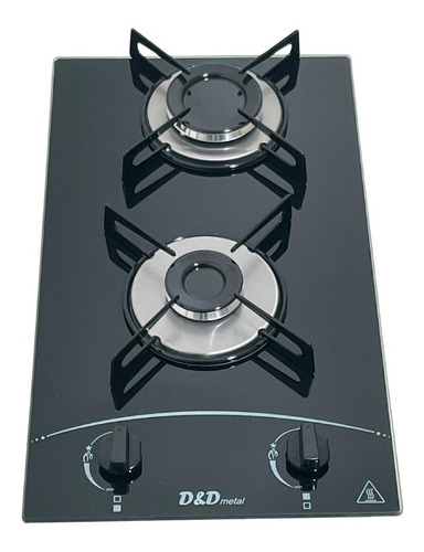 Fogão cooktop gás D&D Metal CE02 preto 110V/220V
