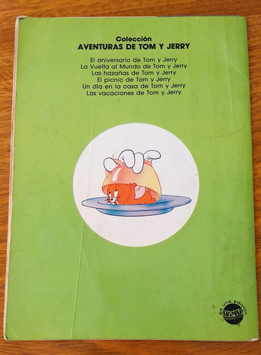 Un Dia En La Casa De Tom Y Jerry Ed Sigmar -1987- (Usado)