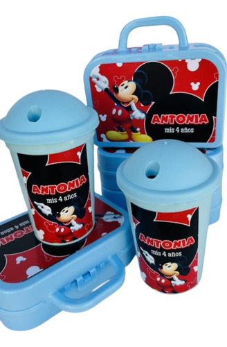 Valijita Souvenirs Y Vasos Con Vinilo X 50 Unid