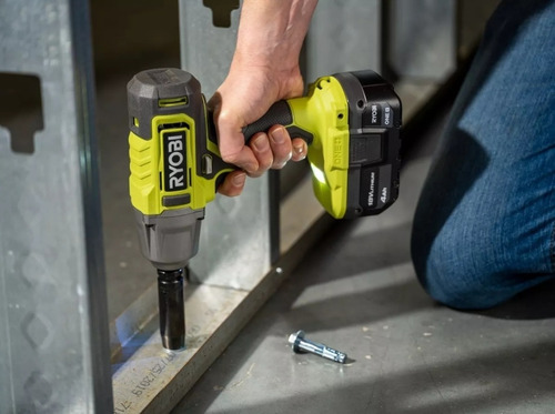 Impacto Ryobi 18v Brushless 1/2 One+ Verde Claro 60 (Usado)