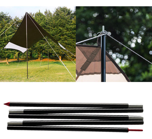 Postes Portátiles De Soporte De Lona Sólida 220cm 1