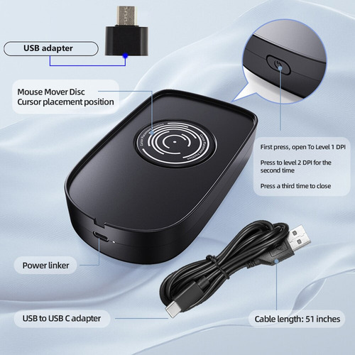 A Mouse Jiggler Movedor De Mouse Indetectável Movimento
