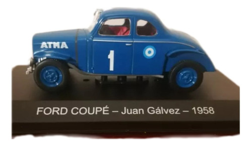 Ford Coupé, Juan Gálvez,año 1958, Escala 1:43, Turismo Carre