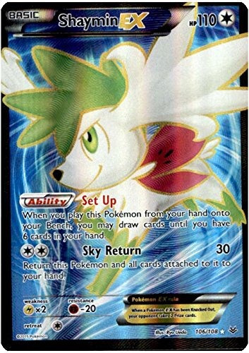 Pokemon - Shaymin-ex (106/108) - Xy Roaring Skies - Holo
