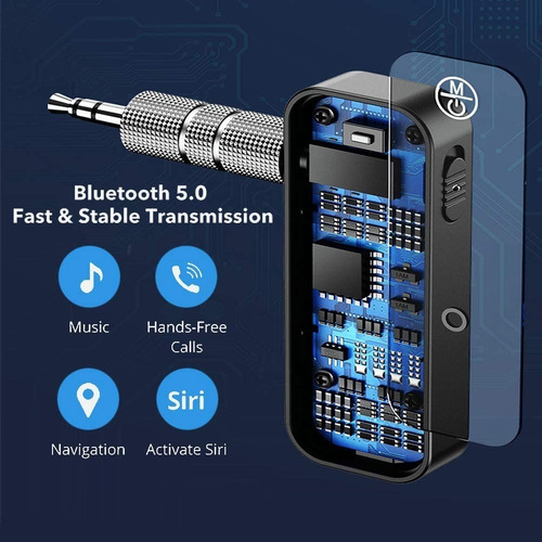 Transmisor/receptor Bluetooth 5.0 Lcd Para Pc, Tv, Bocina